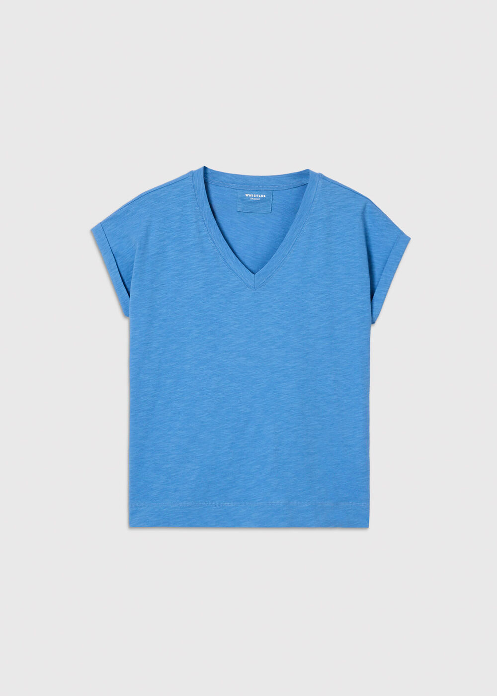Willa V-Neck Cap Sleeve Tee
