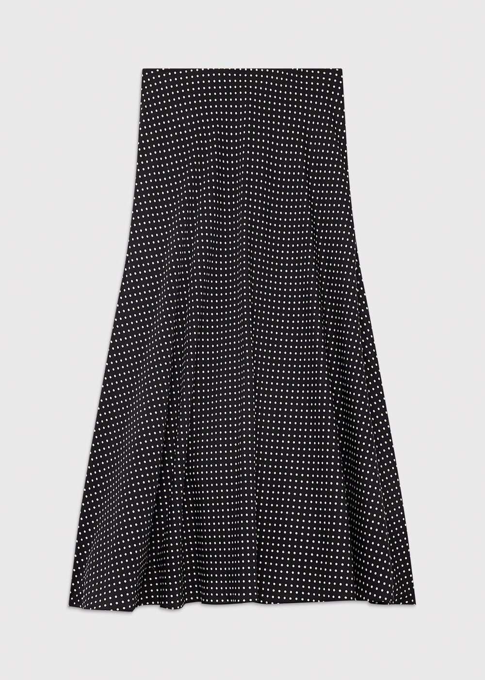 Petite Mini Spot Fit and Flare Skirt