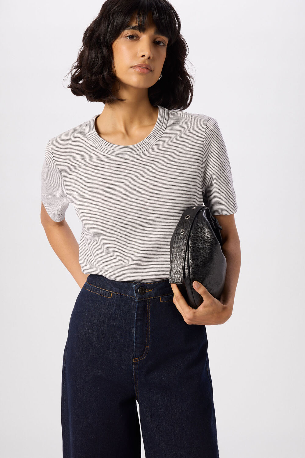 Rosa Double Trim Stripe TShirt