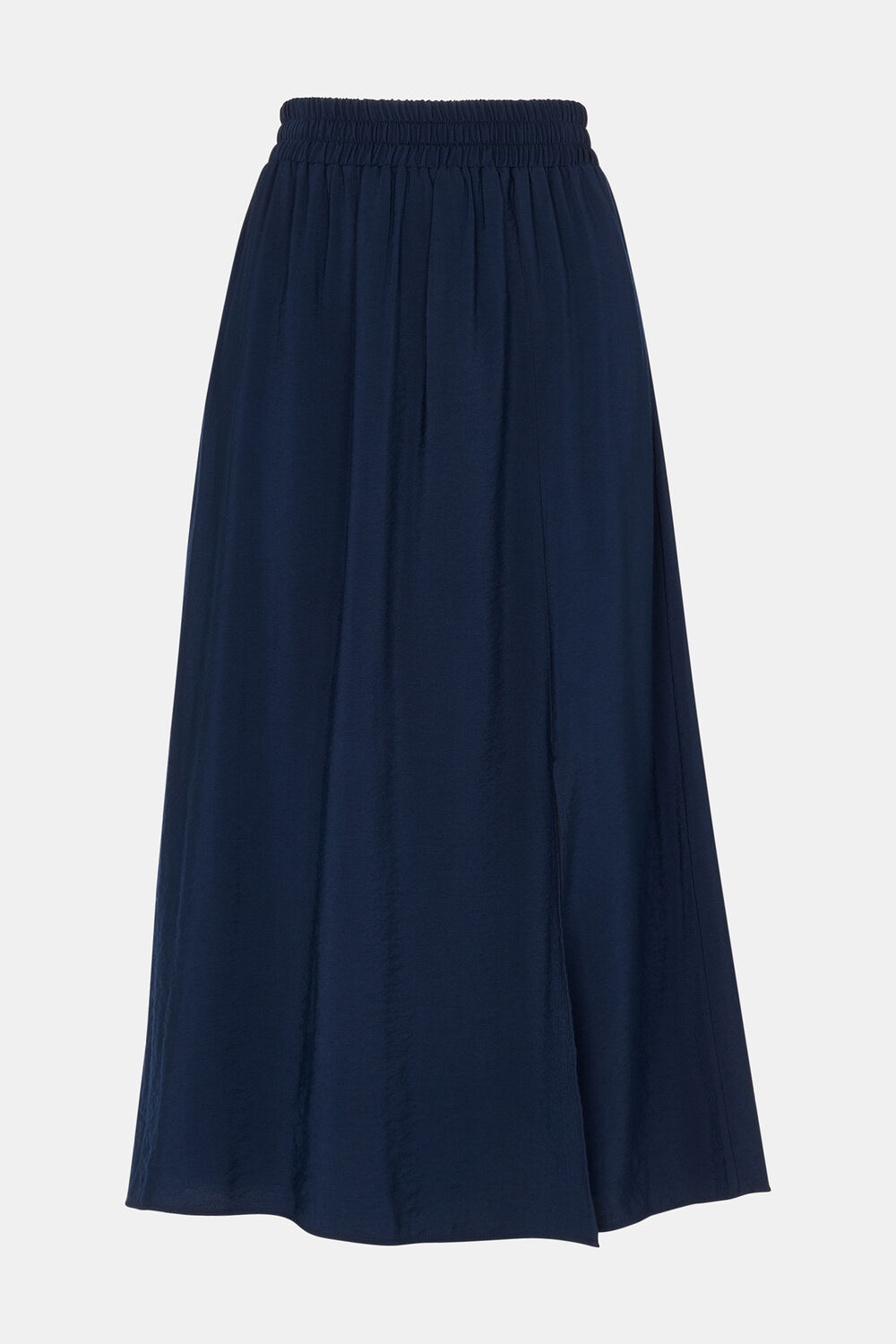 Navy Eva Elasticated Waist Skirt