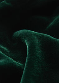 Petite Velvet Flare Sleeve Dress