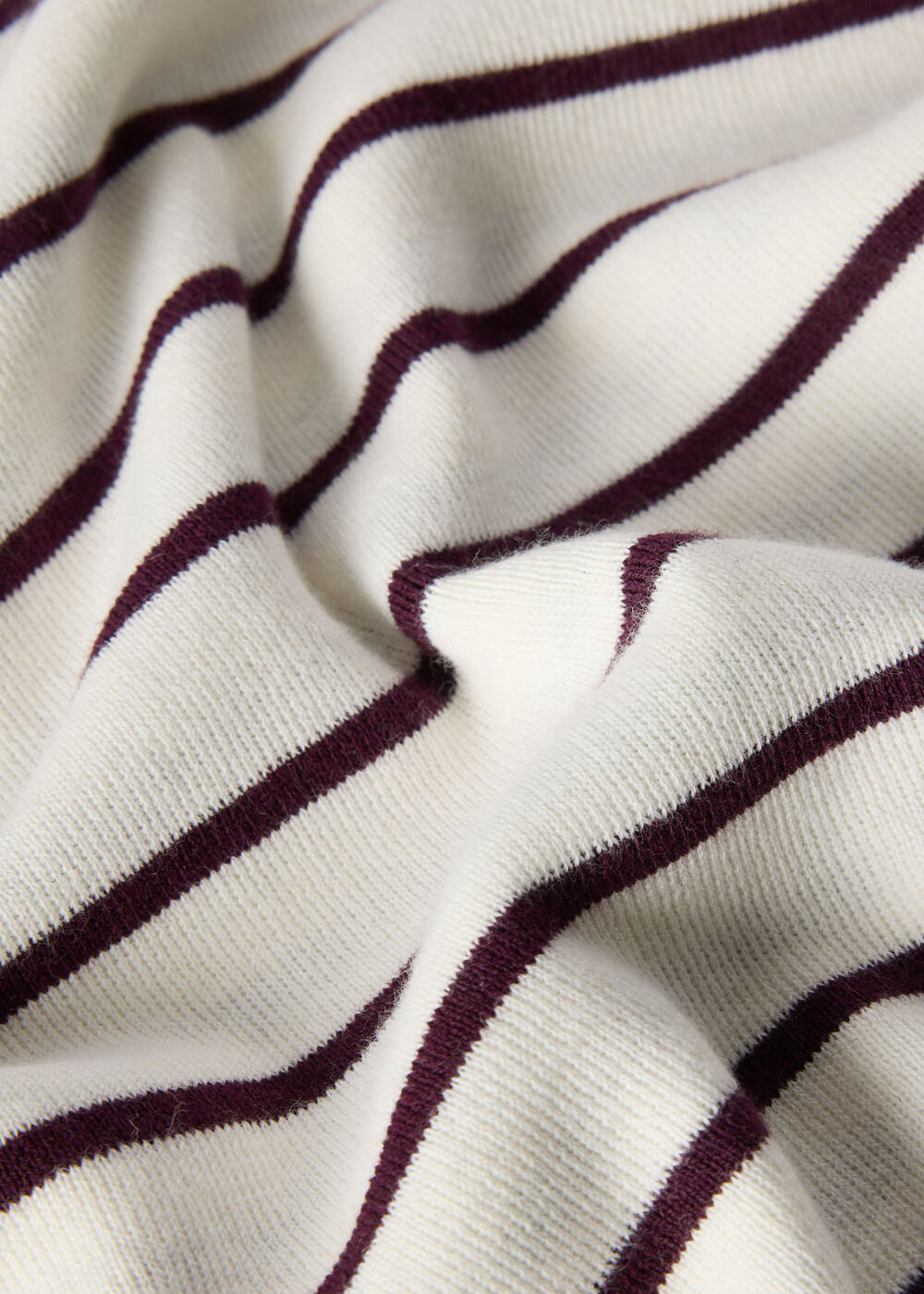 Fine Knit Stripe T-Shirt