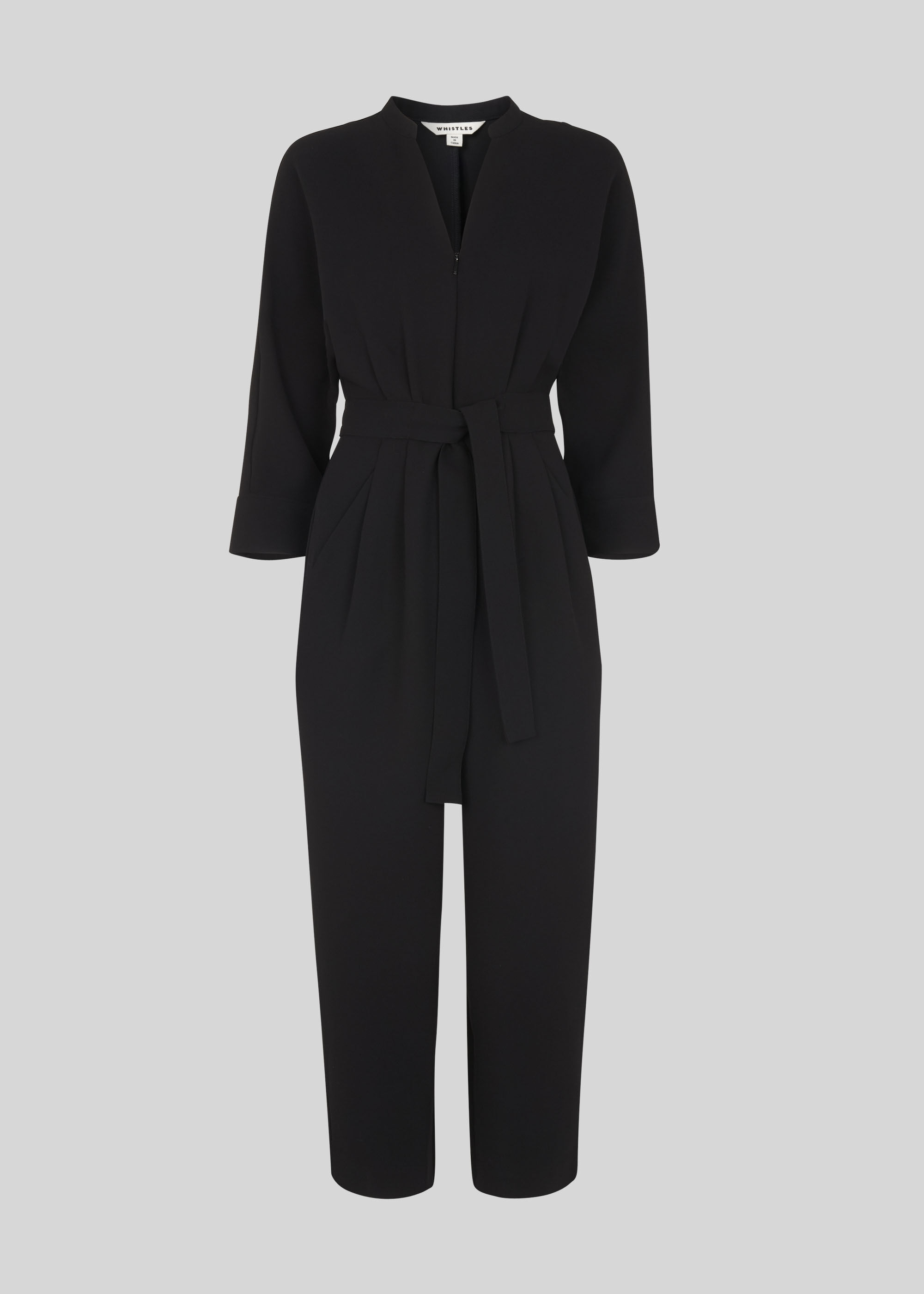 Arabella crepe tie jumpsuit Clearance