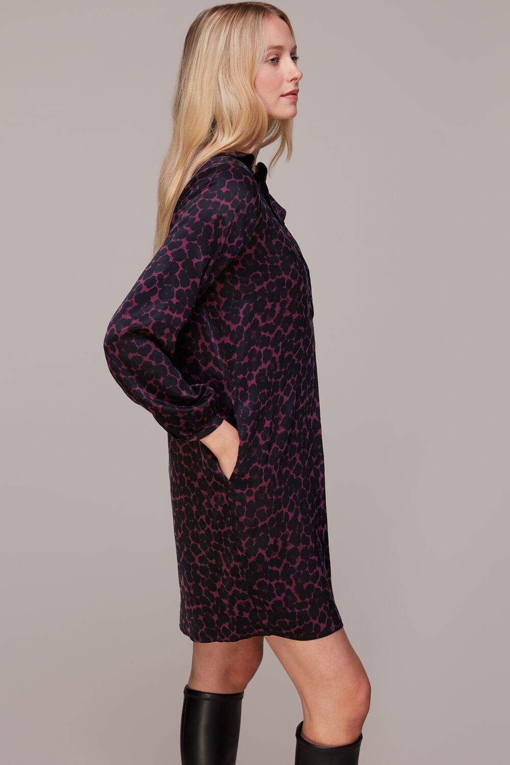 Smudge Animal Frill Dress