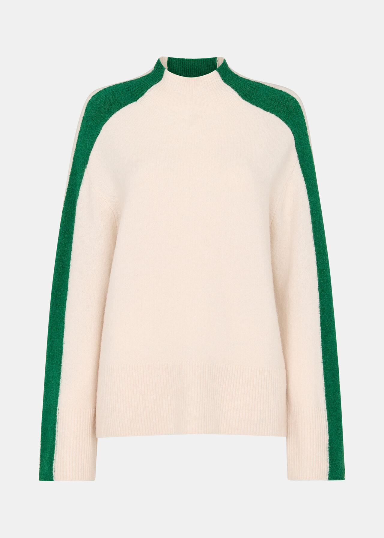 Colourblock Wool Mix Knit
