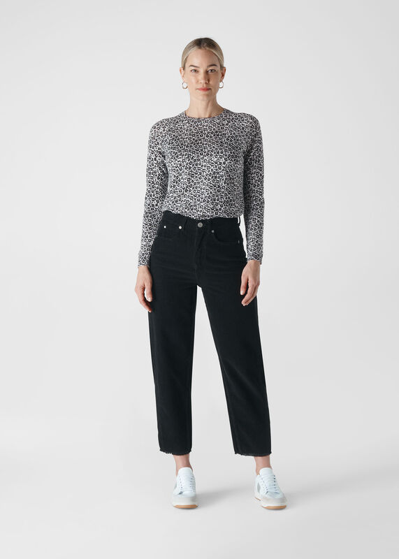 Ikat Animal Print Knit