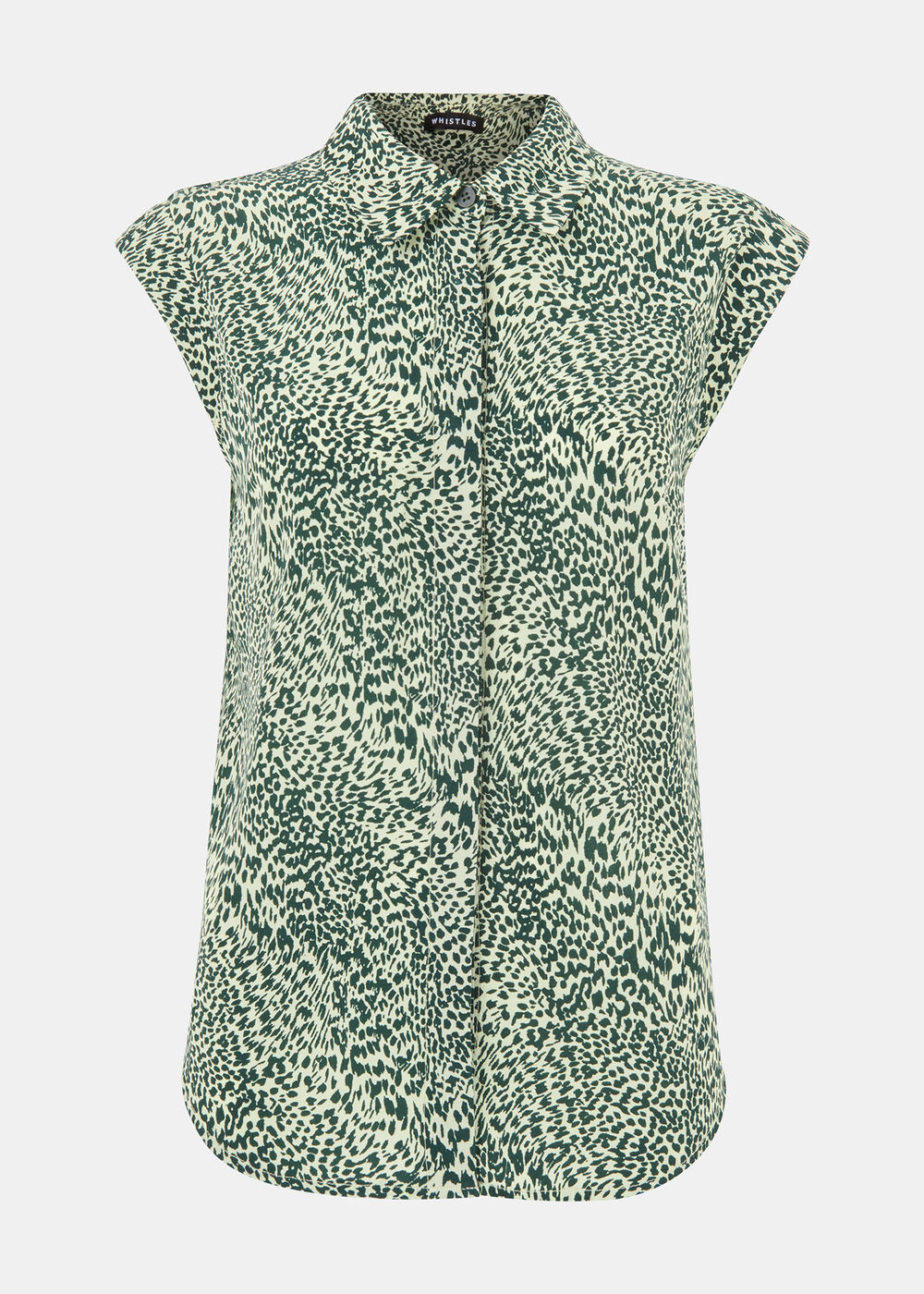 Diagonal Leopard Shirt