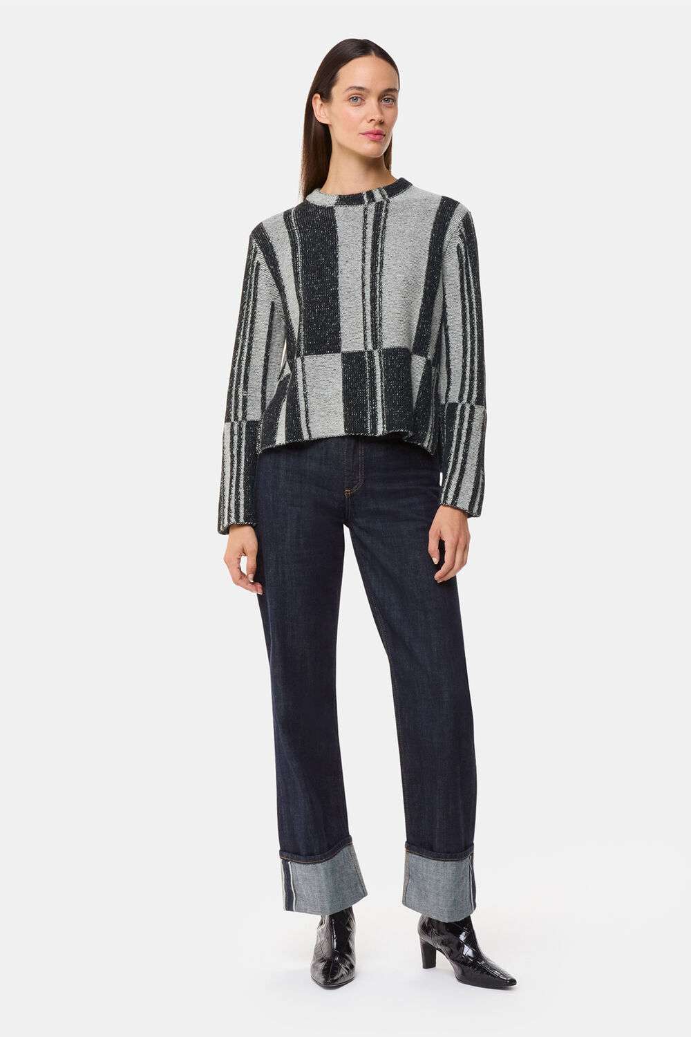 Block Stripe Wool Knit