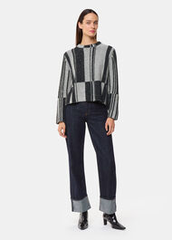 Block Stripe Wool Knit