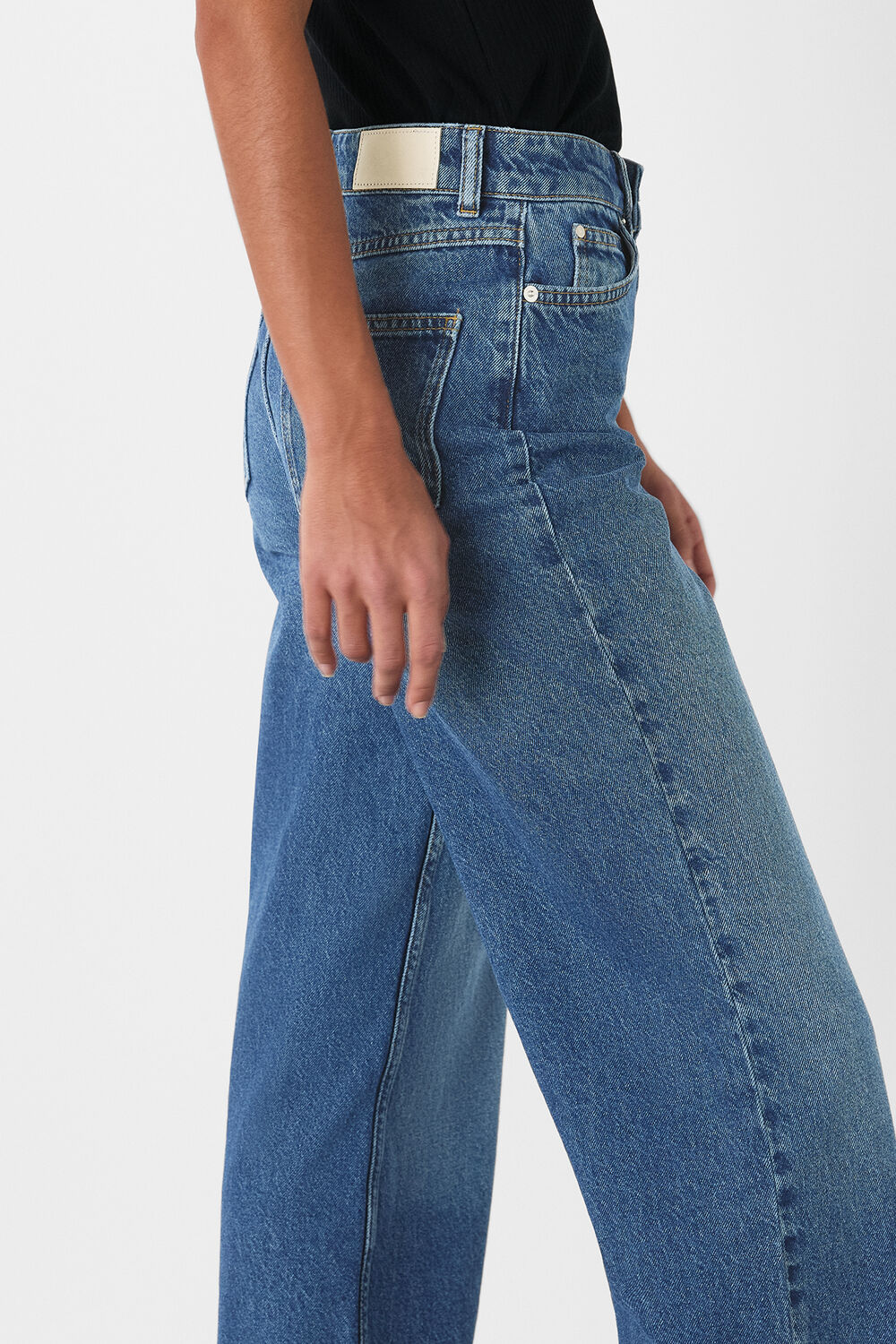 Denim Straight Full Length Jean