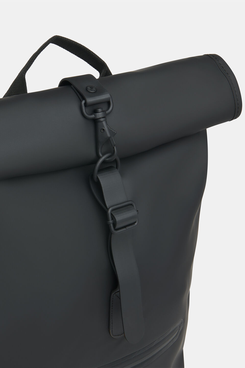 Black Rains Roll Top Backpack