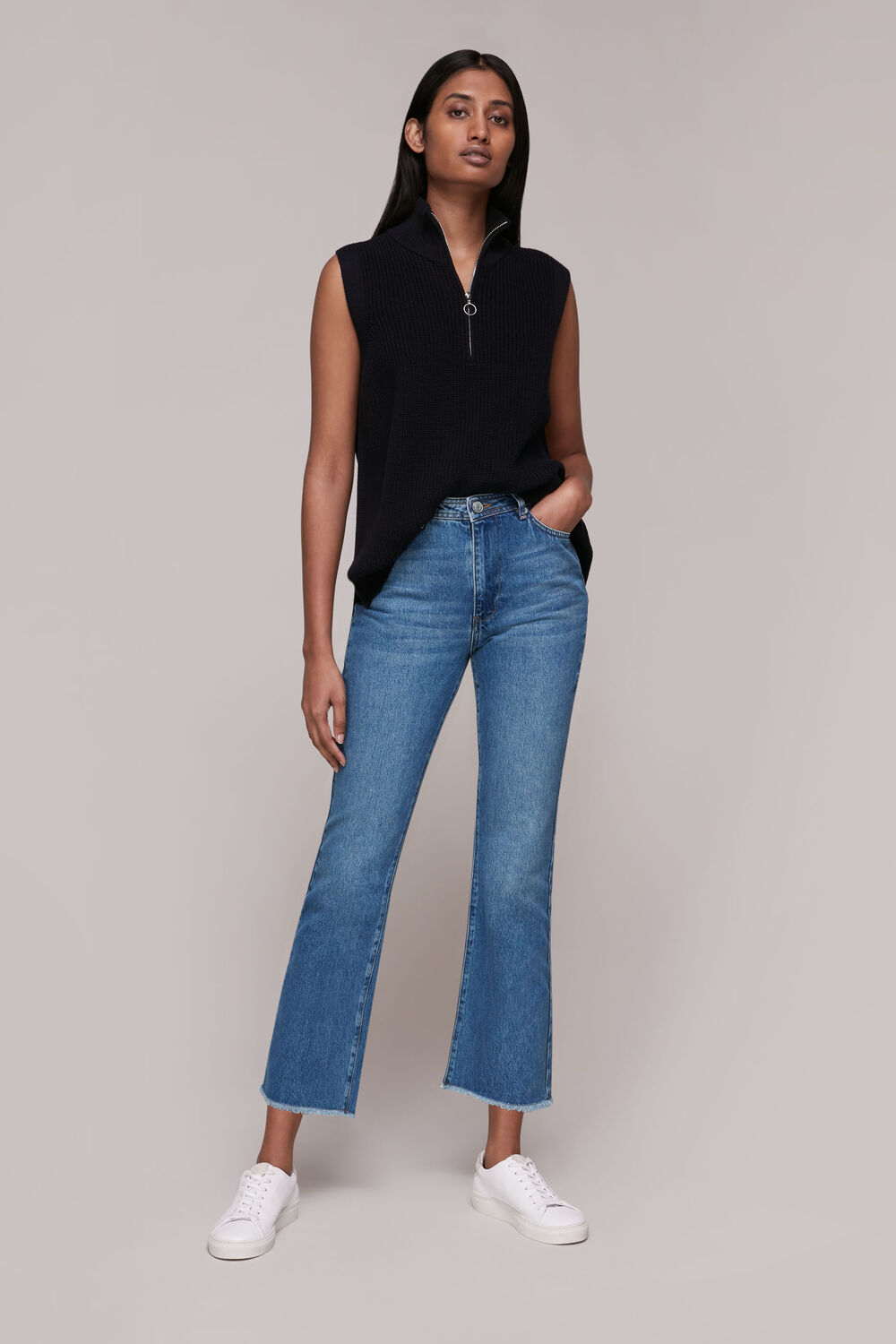 Denim Authentic Kick Flare Jean