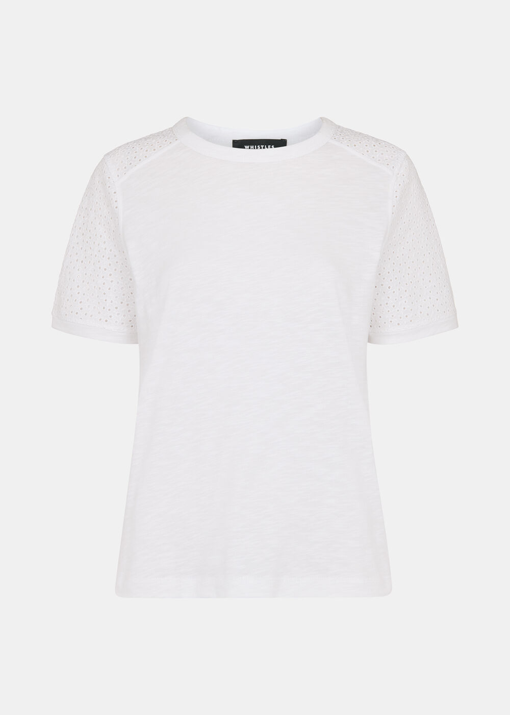 Broderie Sleeve Detail Tee