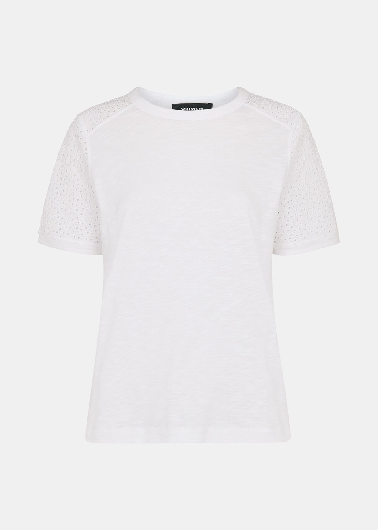 Broderie Sleeve Detail Tee