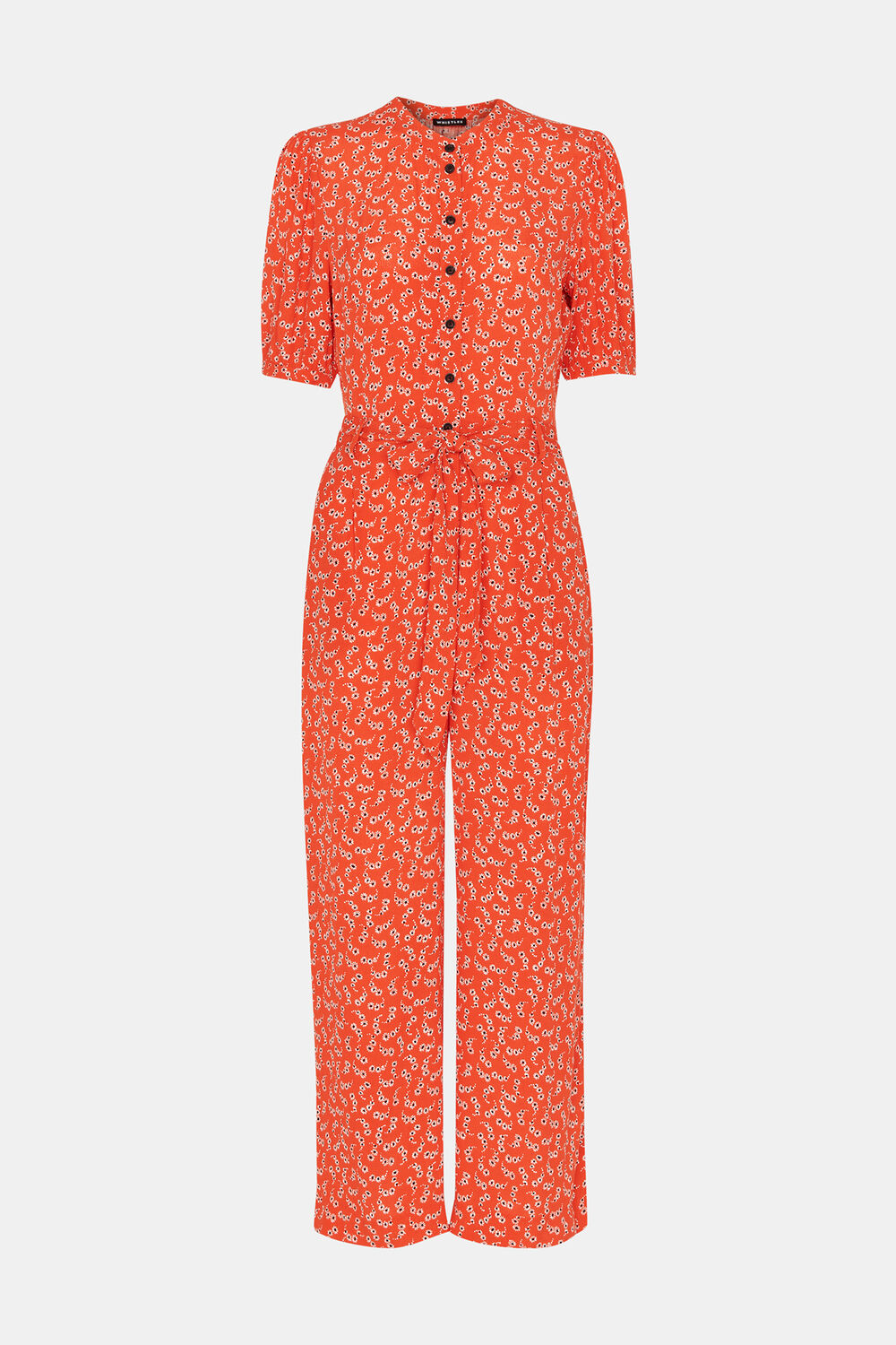 Petite Micro Floral Jumpsuit