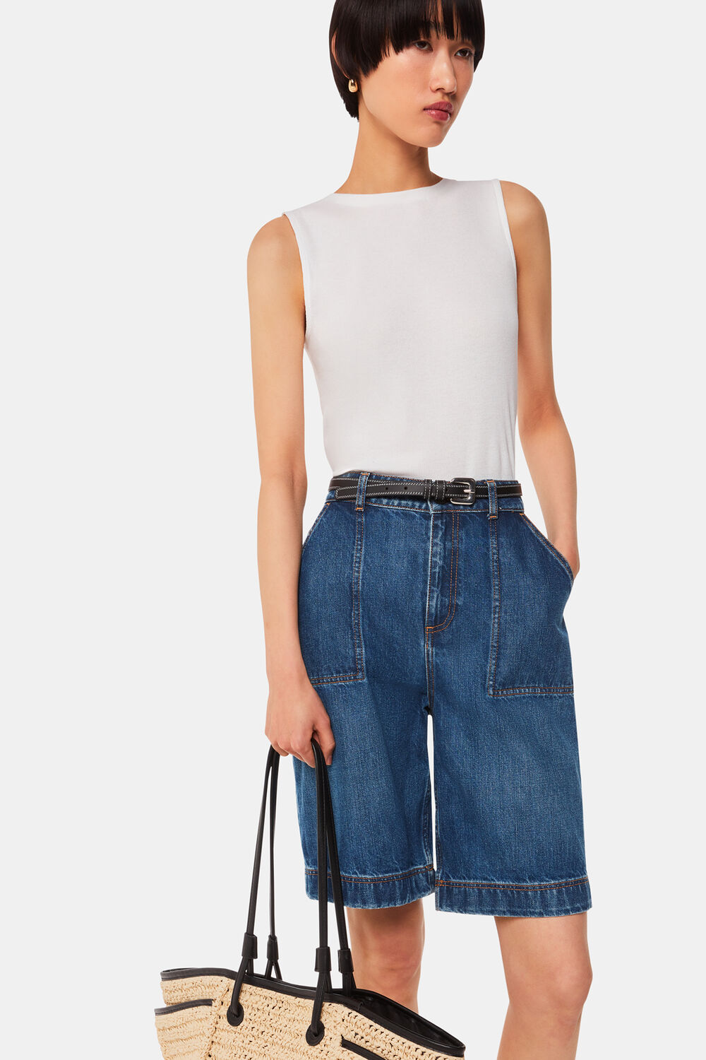 Raya Longline Denim Short