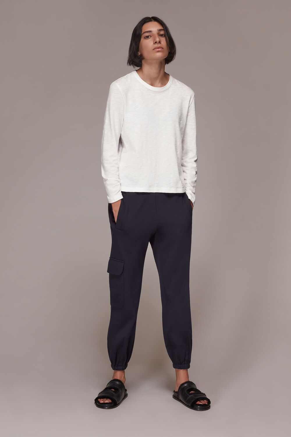 White Organic Long Sleeve Emily Top
