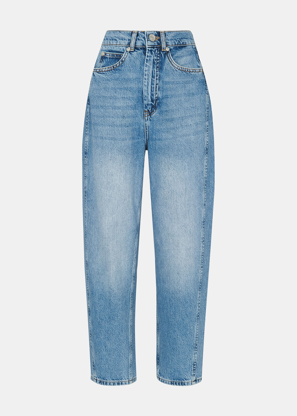 Petite Authentic Barrel Leg Jean