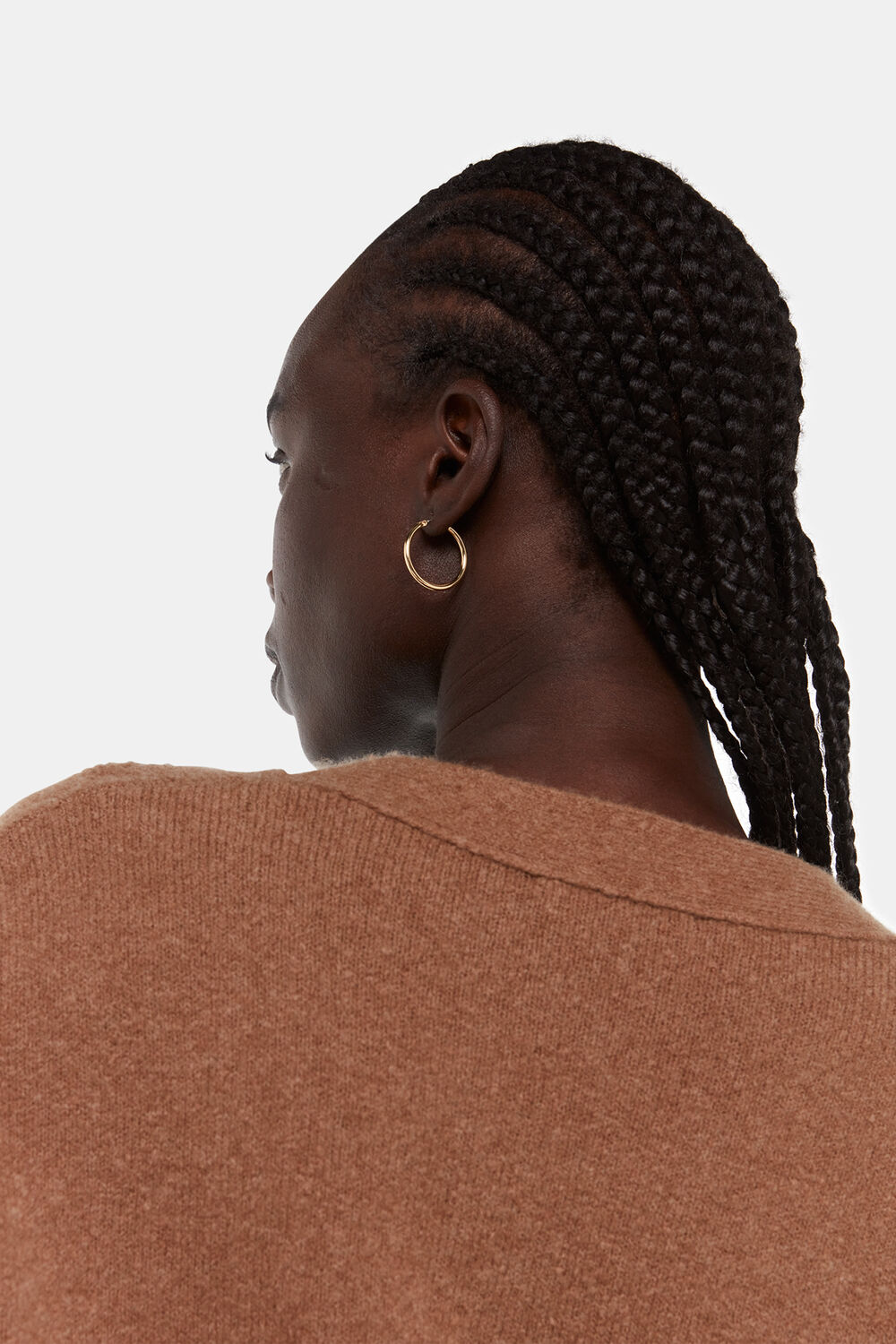 Gold Classic Hoop Earring