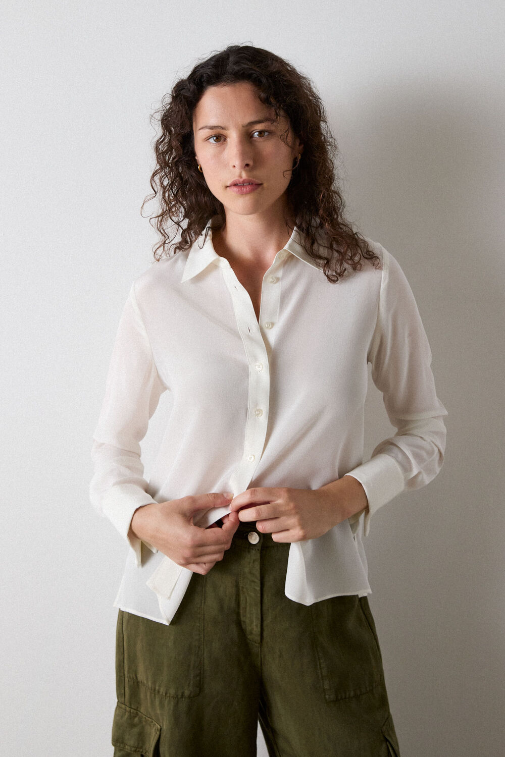 Ivory Ultimate Silk Shirt