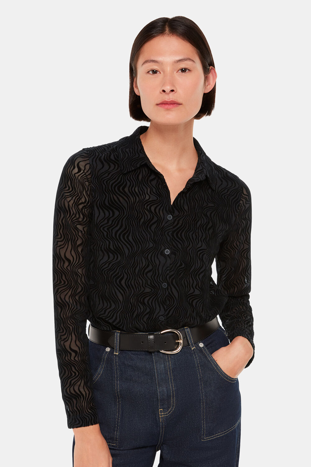 Squiggle Mesh Shirt
