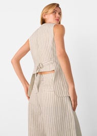 Neutral Linen Stripe Coord