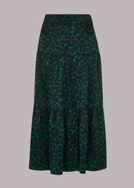 Smudge Animal Tiered Skirt