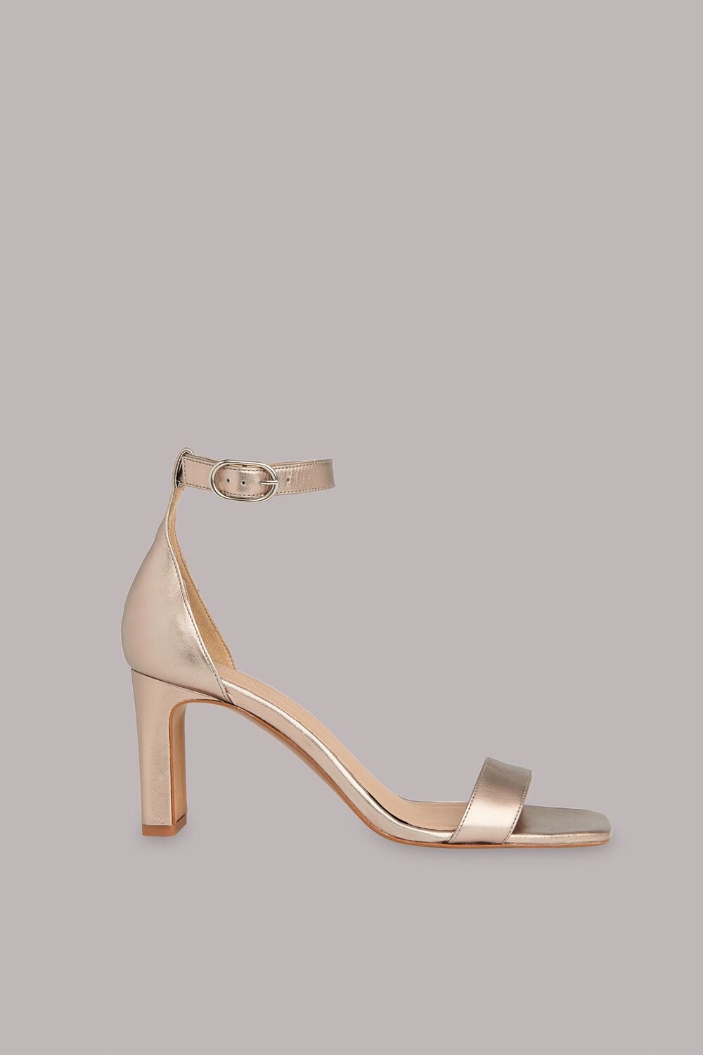 Pewter Lena Heeled Sandal