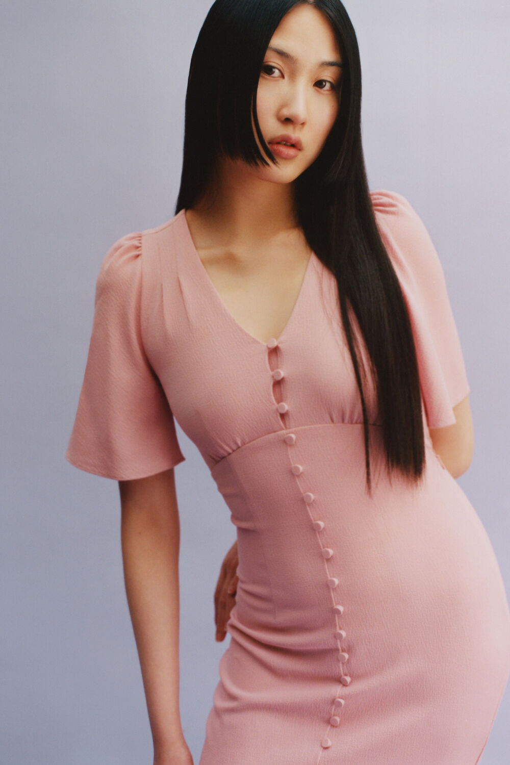 Pale Pink Molly Maxi Dress