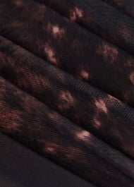 Petite Spotted Animal Mesh Dress