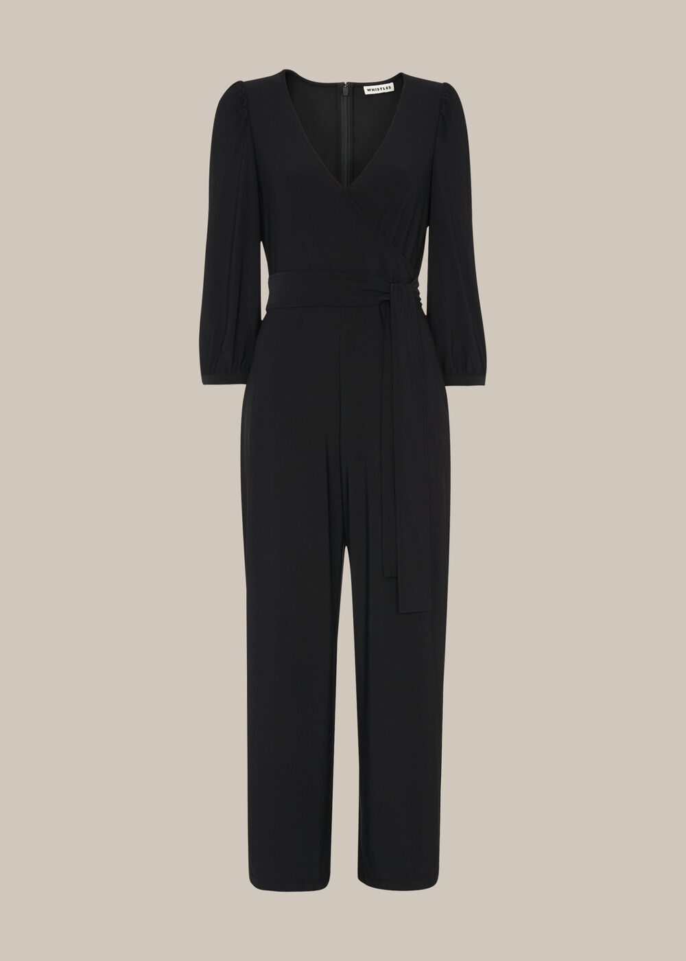 Wrap Jersey Jumpsuit