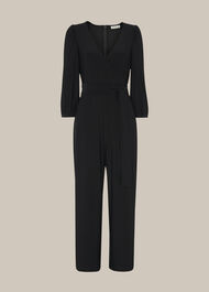 Wrap Jersey Jumpsuit
