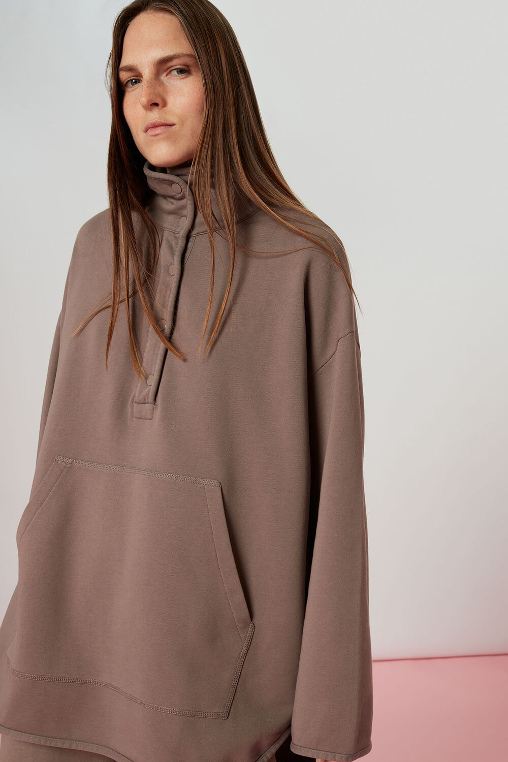 High Neck Sweatshirt