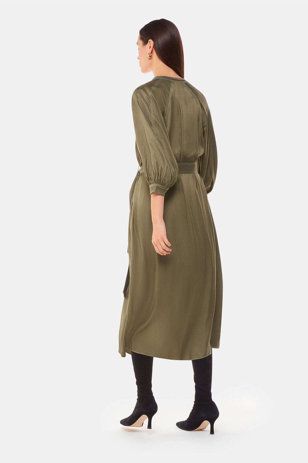 Mabel Topstitch Dress