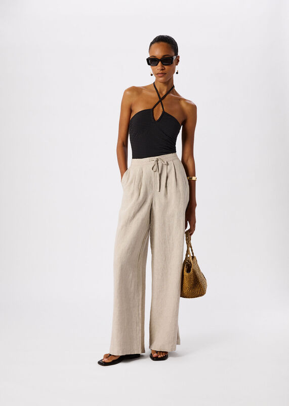 Black Textured Gingham Swimsuit