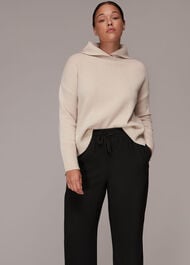 Side Split Crepe Trouser