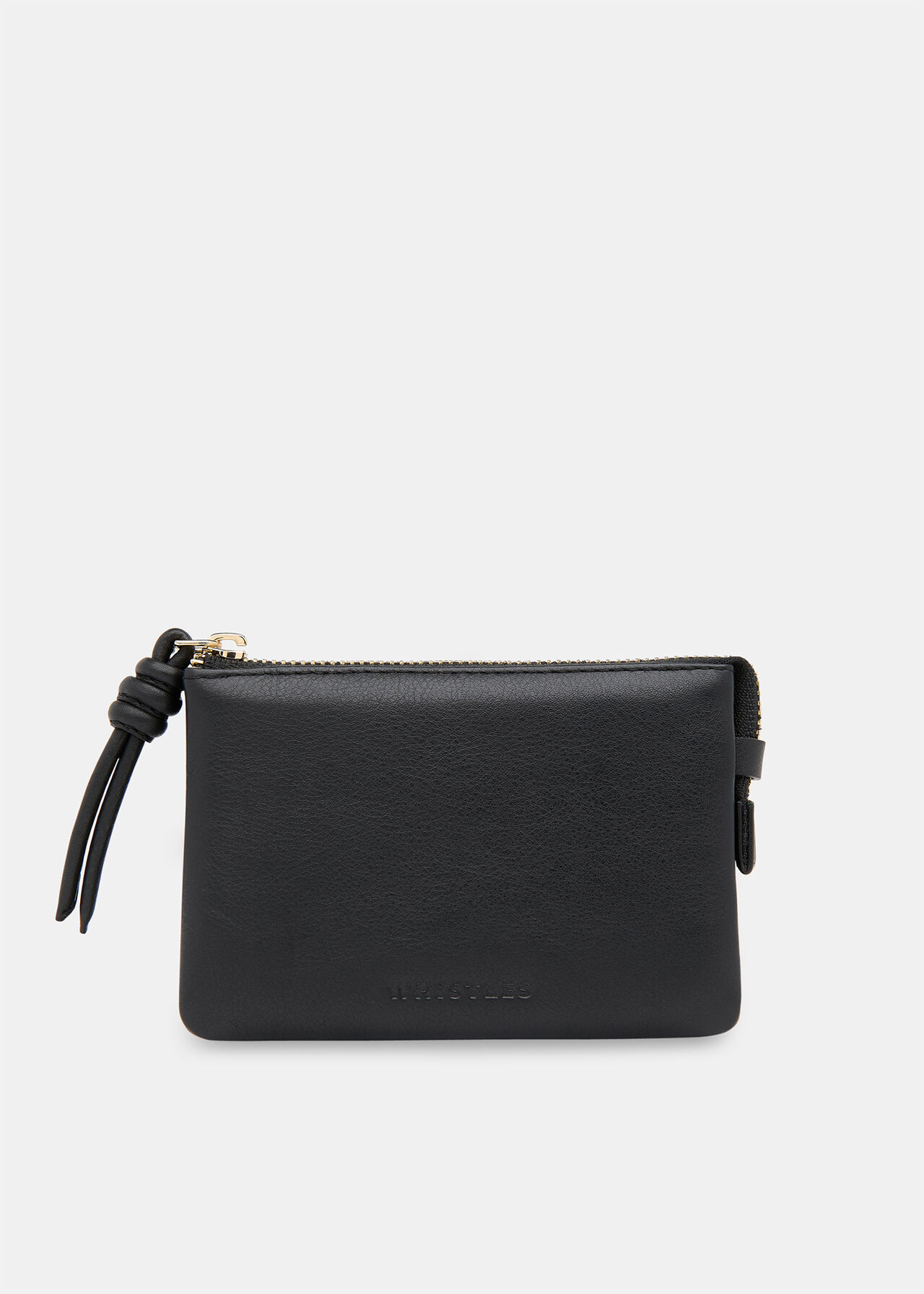 Knotted Zip Pull Purse