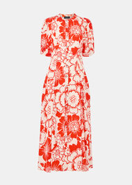 Petite Bloom Floral Midi Dress
