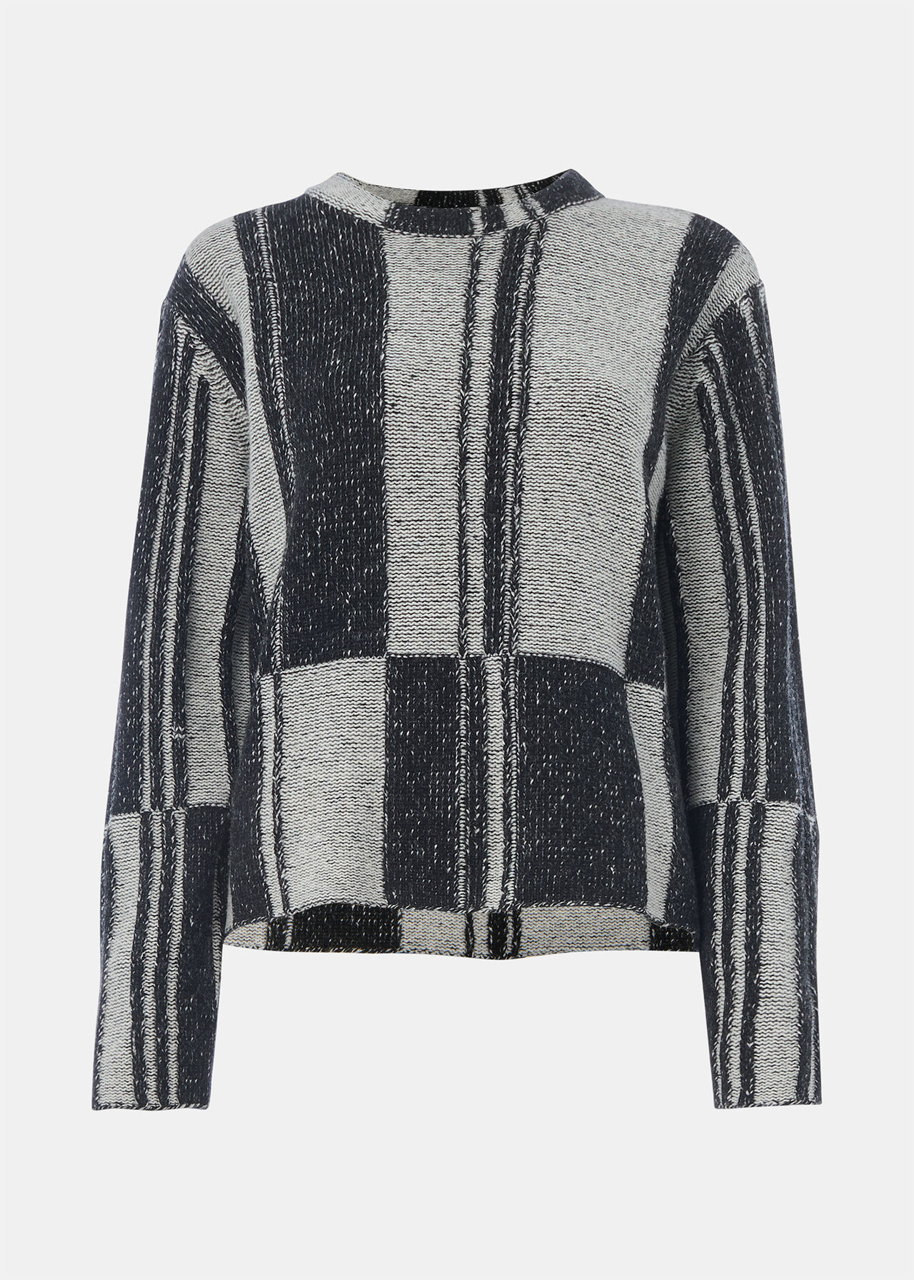 Block Stripe Wool Knit