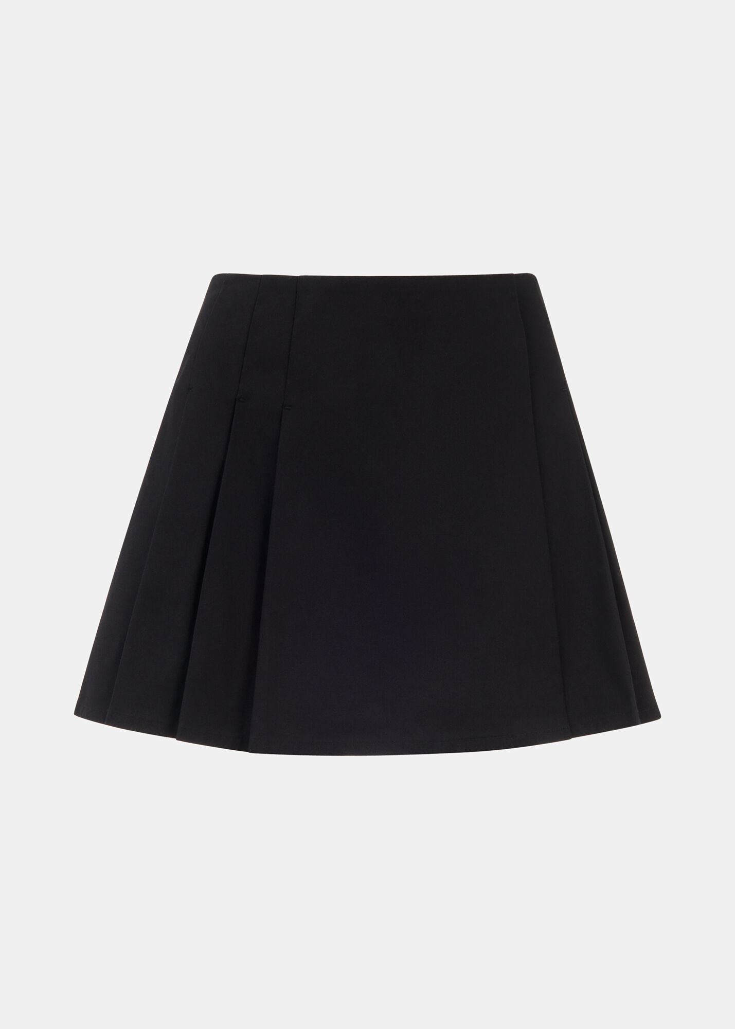 Black pleated deals mini skirt