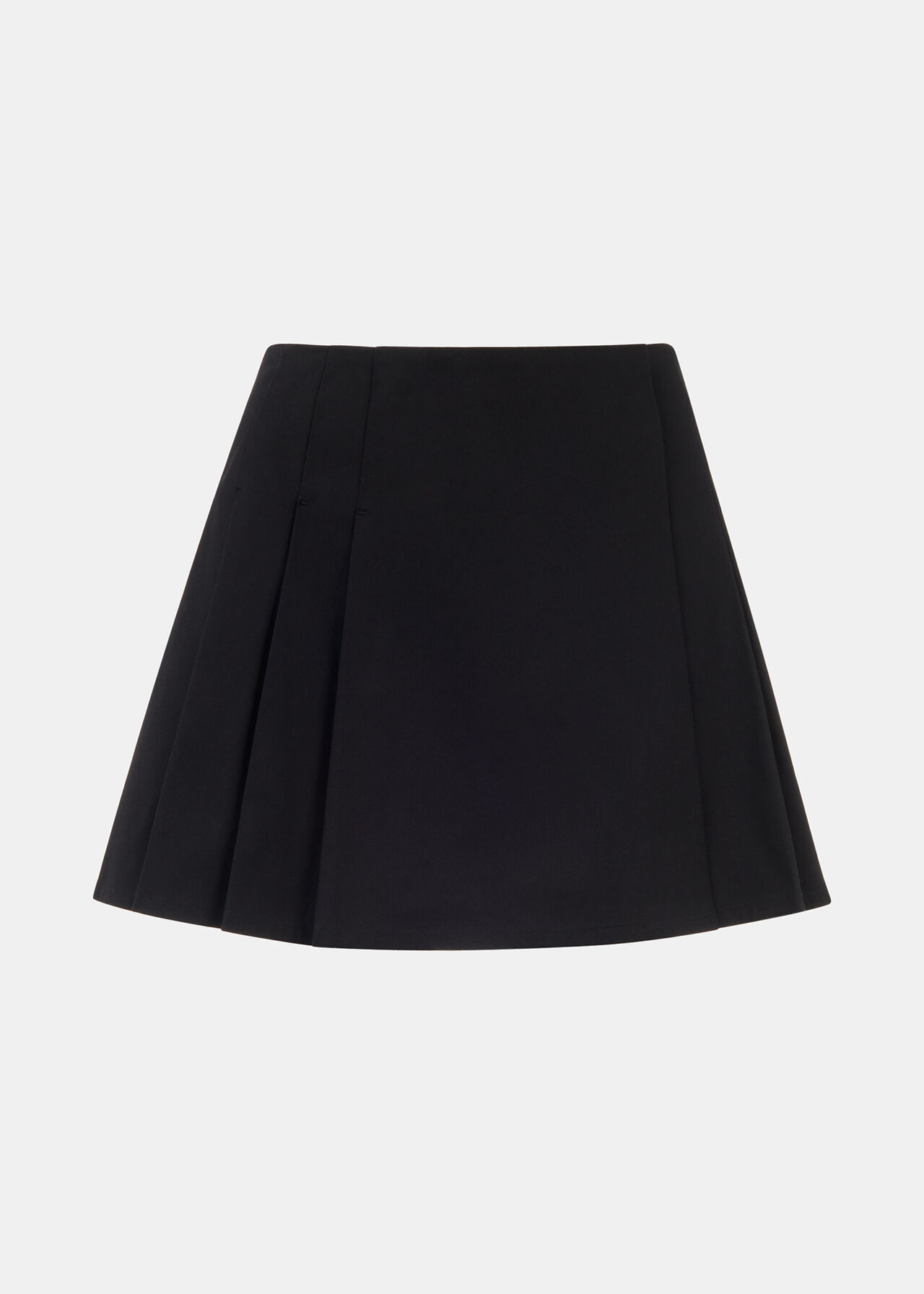 Black Pleated Midi Skirt | Whistles UK