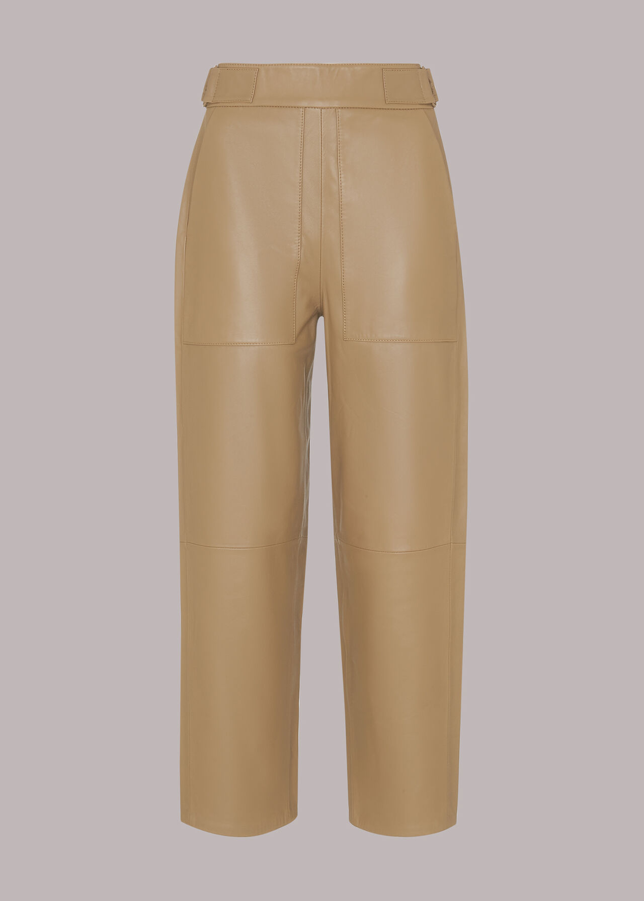 Women's Aberdeen Leather Trouser Pant - Beige – Brixton Canada