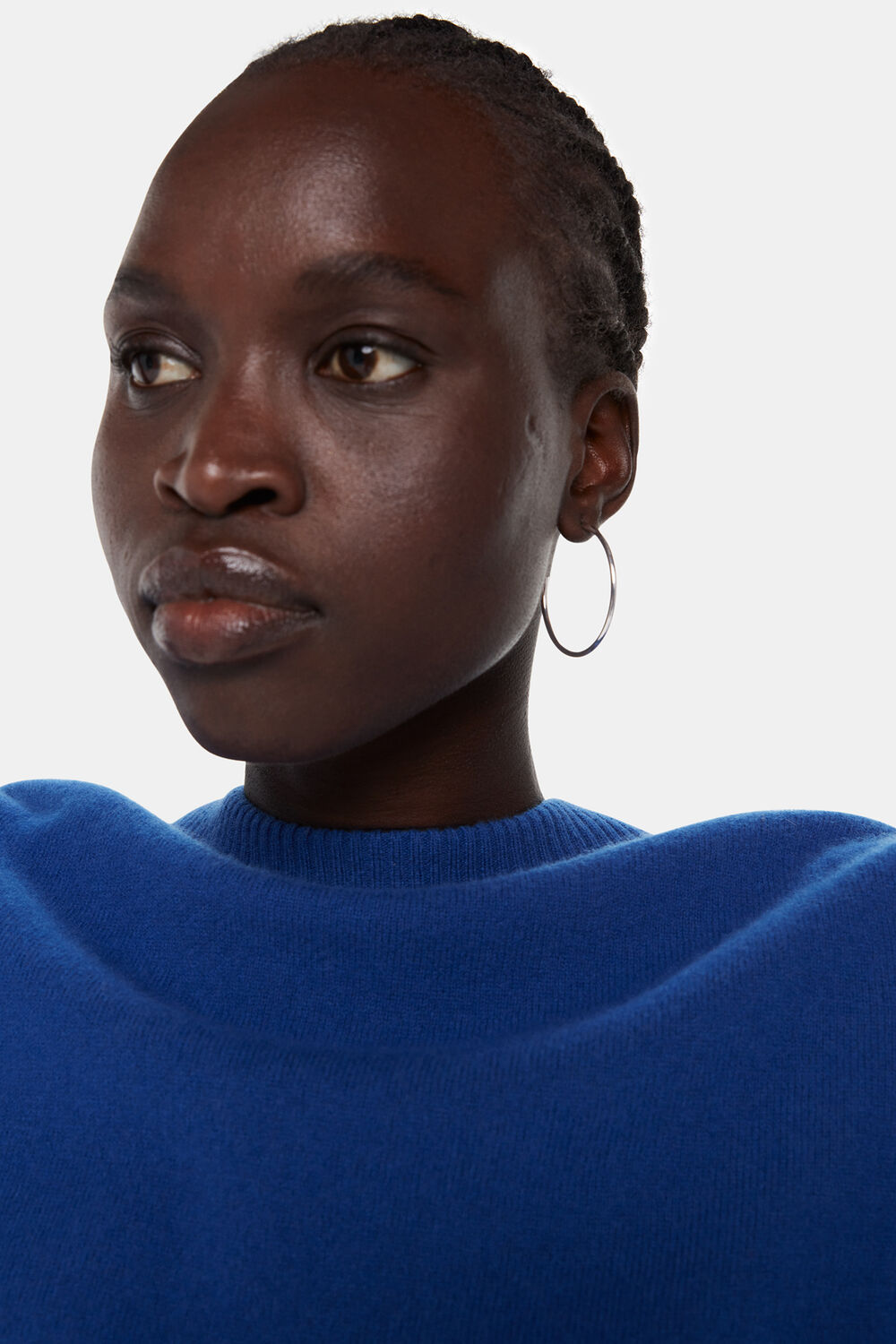 Silver Large Classic Hoop Earring