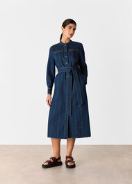 Myra Denim Midi Dress