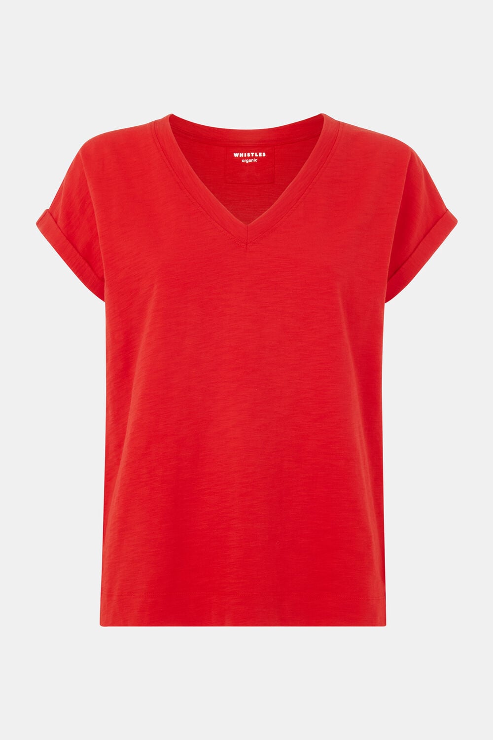 Willa V-Neck Cap Sleeve Tee