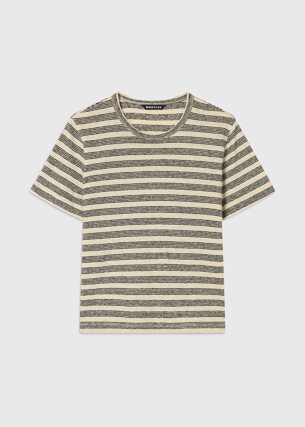 Stripe Linen T-Shirt
