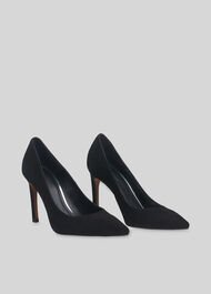 Cornel Suede Point Pump Black