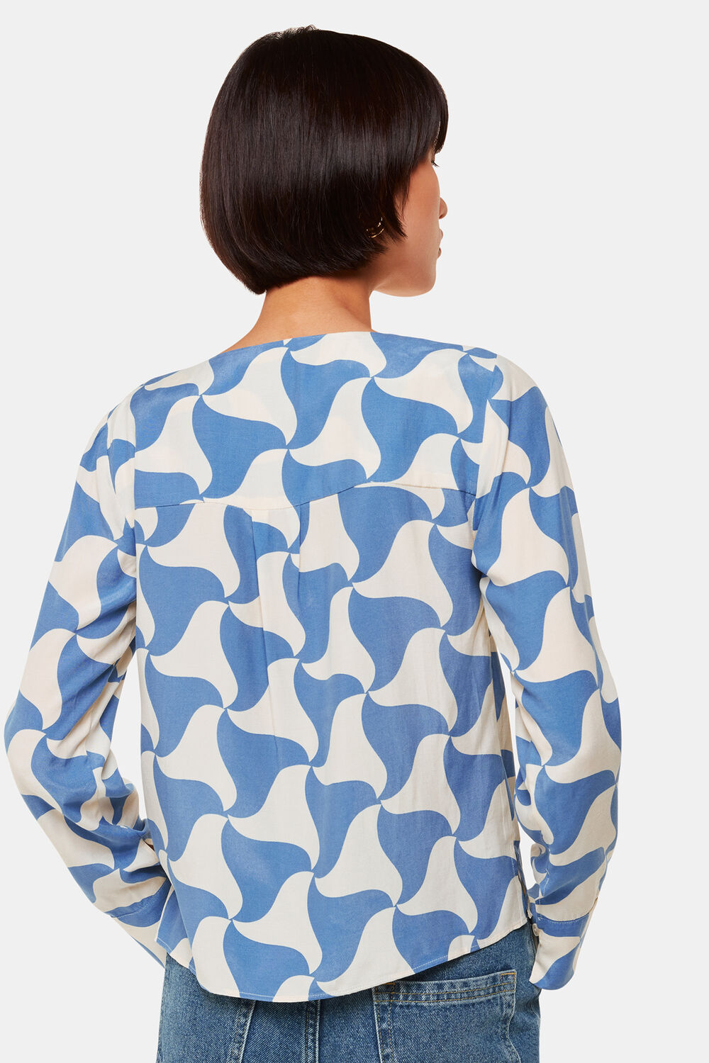 Spun Triangle Blouse