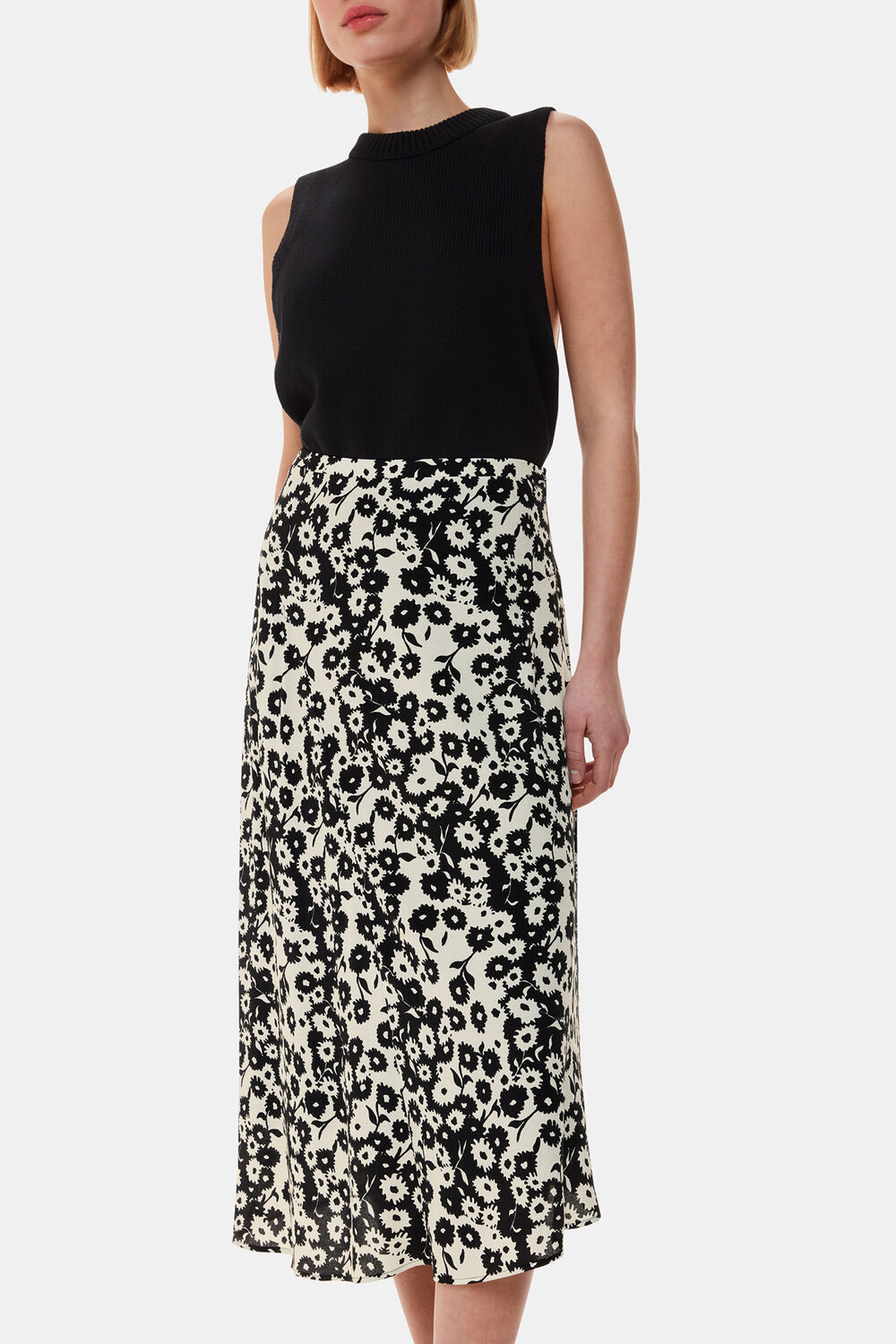 Riley Floral Print Skirt
