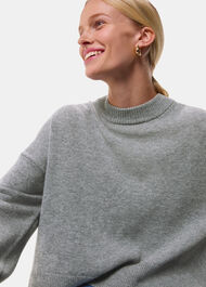 Cashmere Blend Split Back Knit
